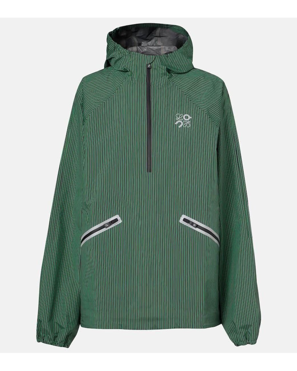 Loewe Green X On Storm Anorak Jacket