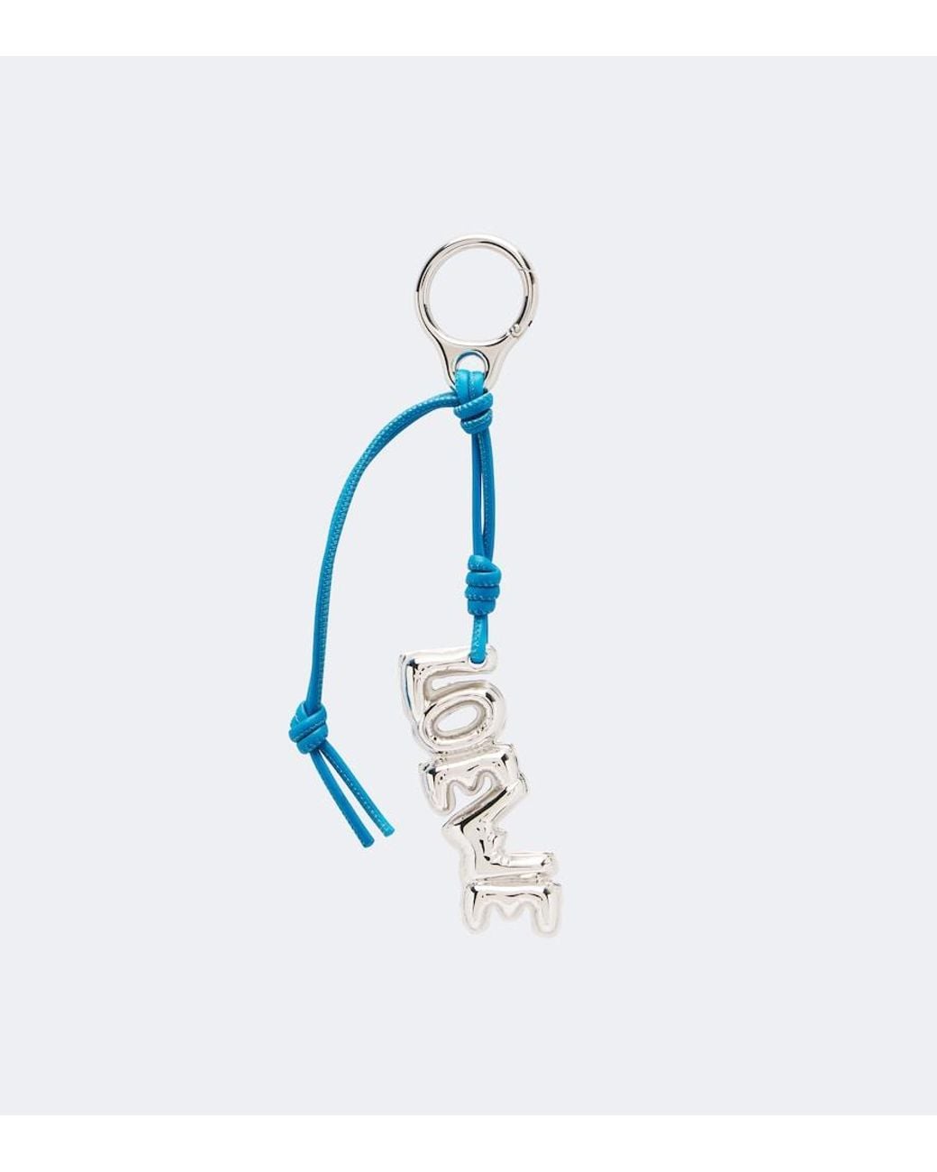 Loewe Blue Blown Leather-Trimmed Charm