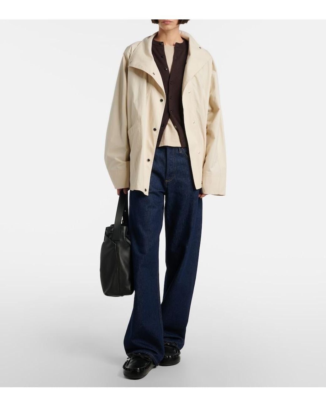 Agolde Blue Arc Mid-Rise Wide-Leg Jeans