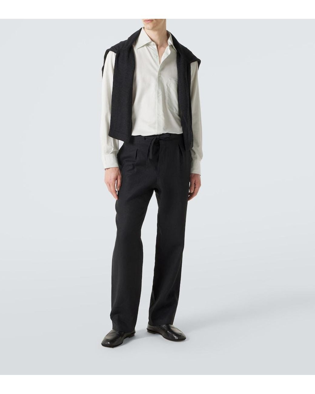 STÒFFA White Cotton And Silk Shirt for men