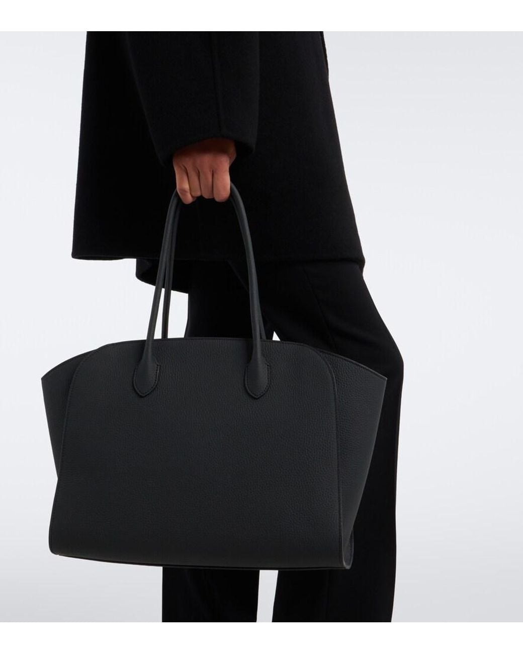 Borsa Marlo 14 di The Row in Black