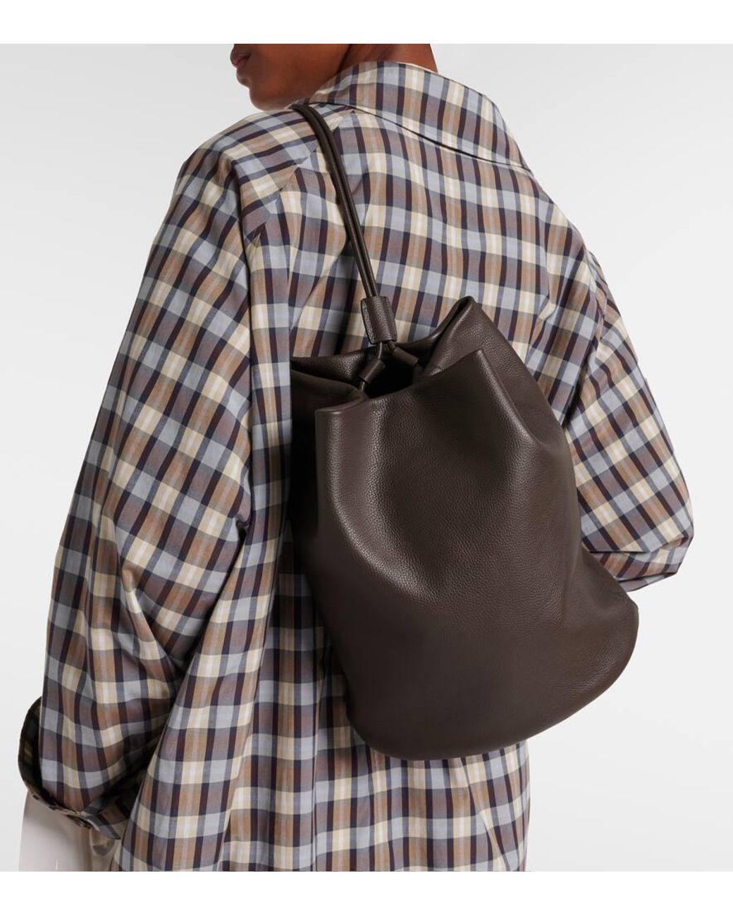 The Row Joe Leather Backpack in Brown | Lyst The Row Joe Leather Backpack in Brown | Lyst