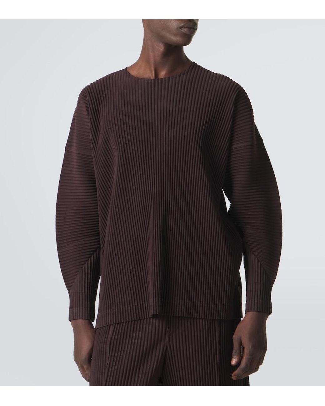 Homme Plissé Issey Miyake Black Monthly Colors Pleated Top for men
