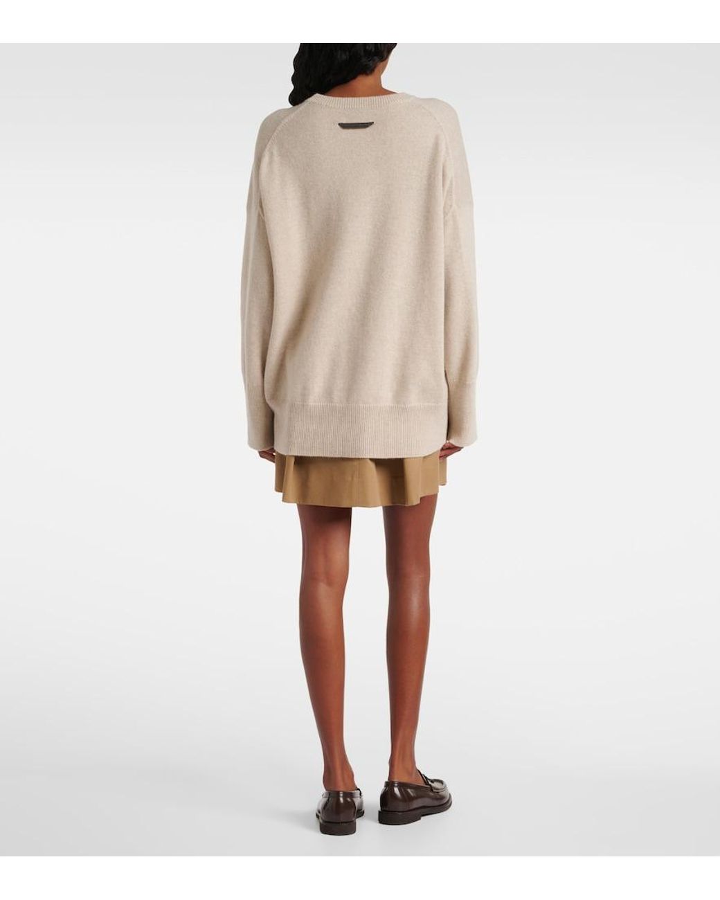 Pullover Monili di Brunello Cucinelli in Natural