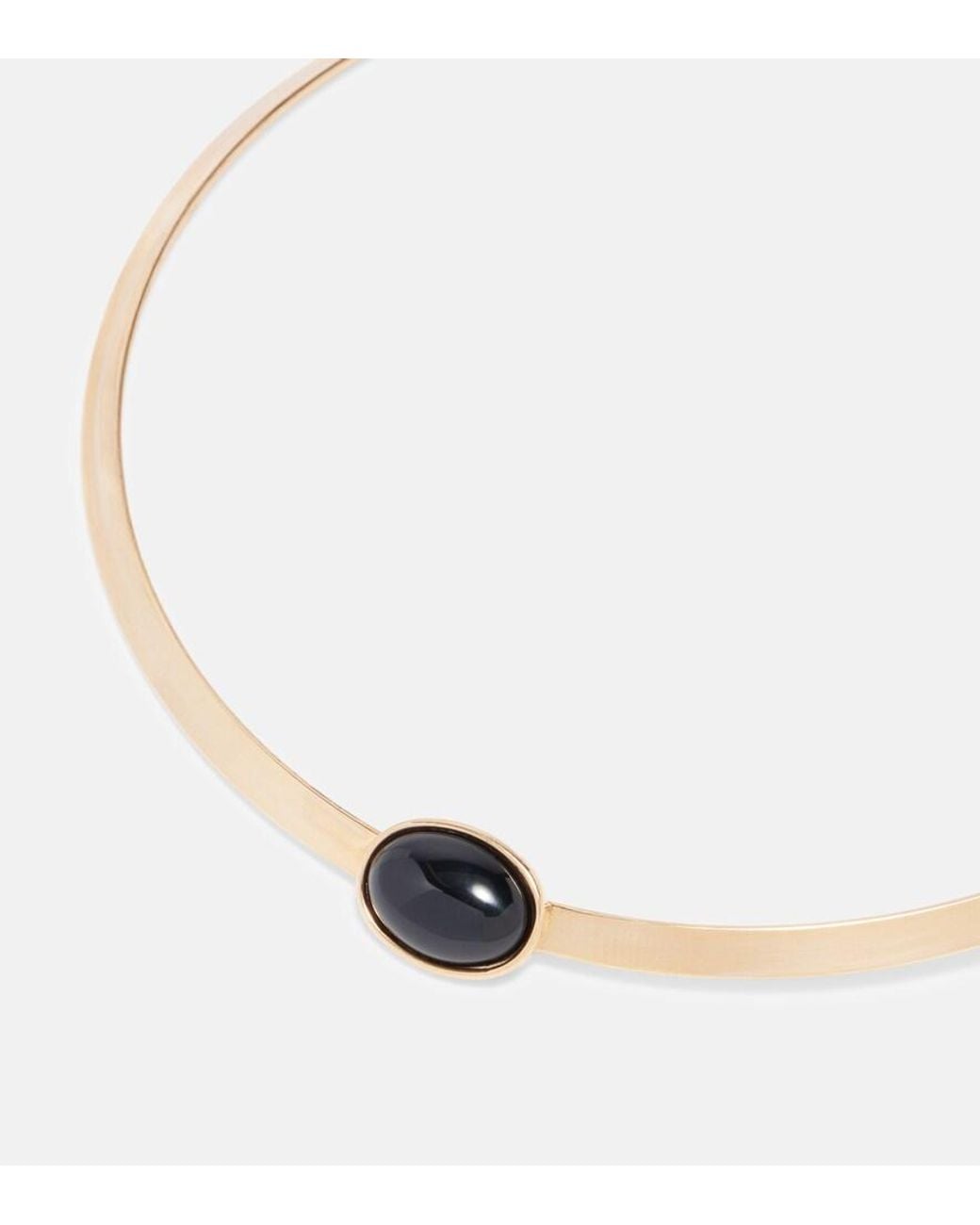 Jennifer Behr Natural Elaine Embellished Necklace