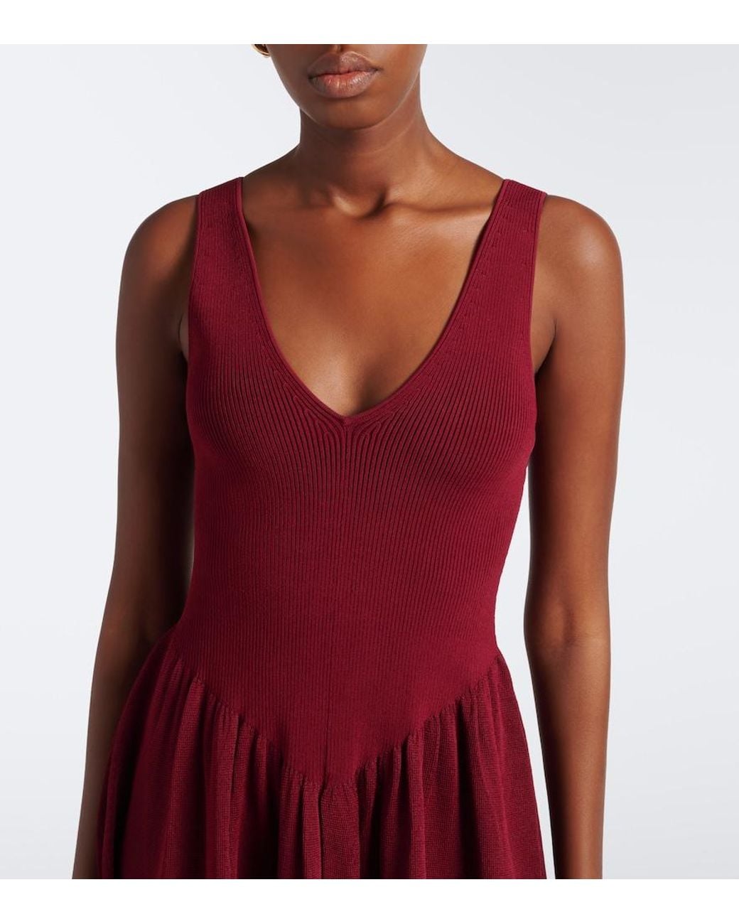 Altuzarra Purple Lollie Knitted Midi Dress