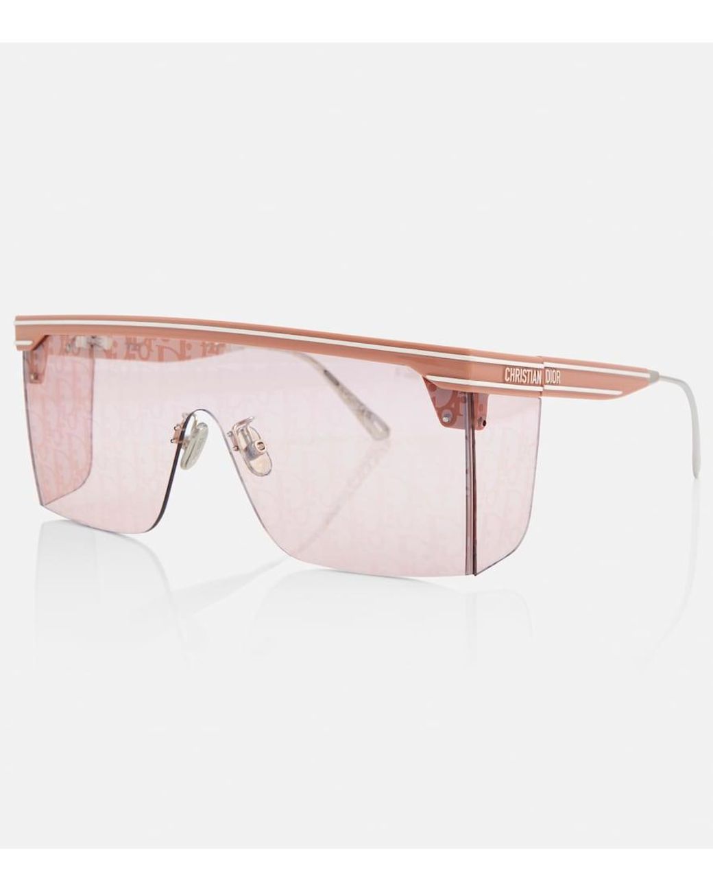 Dior Pink Diorclub M1U Shield Sunglasses
