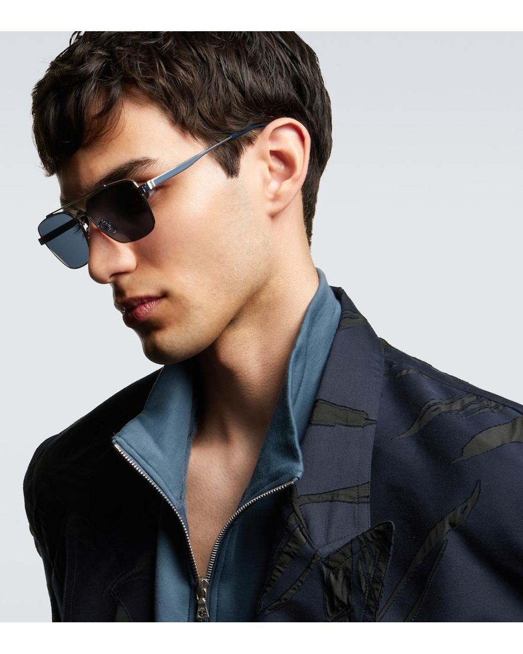 Fendi Blue Sky Navigator Sunglasses for men