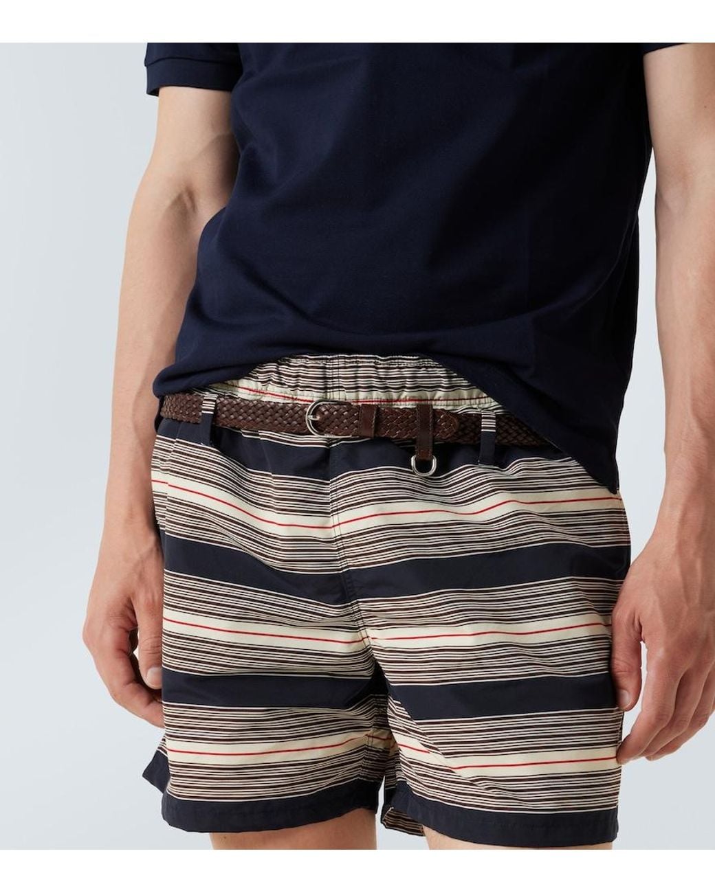 Prada Guertel Aus Leder in Brown für Herren