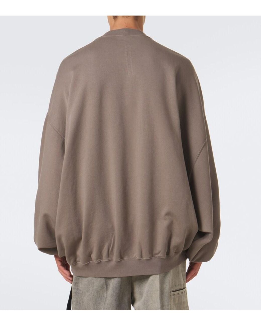 Rick Owens Brown Drkshdw Hun Cotton Sweatshirt for men