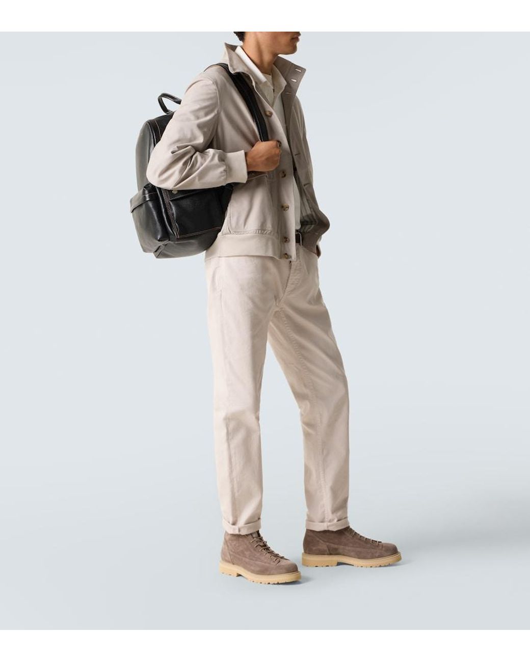 Zaino di Brunello Cucinelli in Black da Uomo