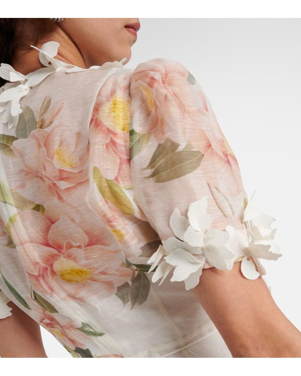 zimmermann natura liftoff flower midi dress Buy Zimmermann Multicolour Natura Liftoff Flower Midi Dress For Women  Online