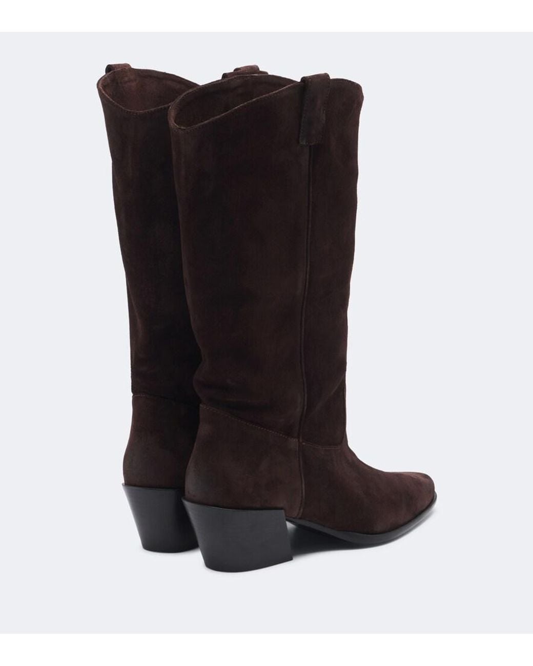 Staud Brown Monty Suede Knee-High Boots