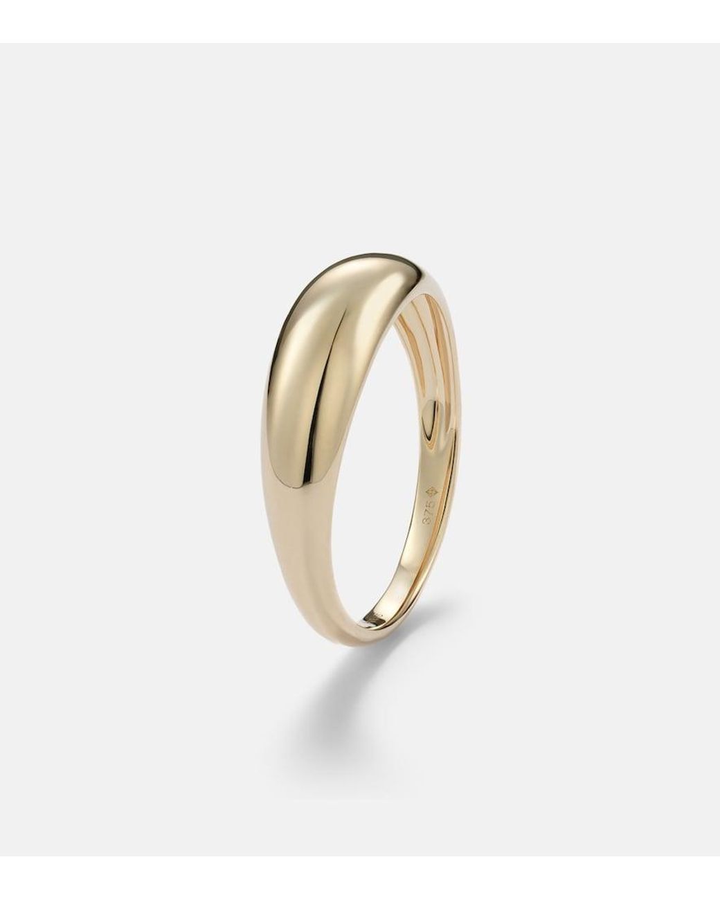 PERSÉE White Dome 9Kt Ring