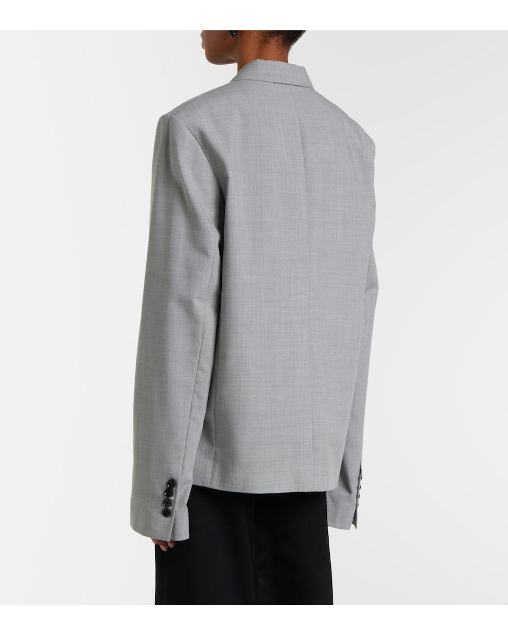 Totême Gray Wool Blazer