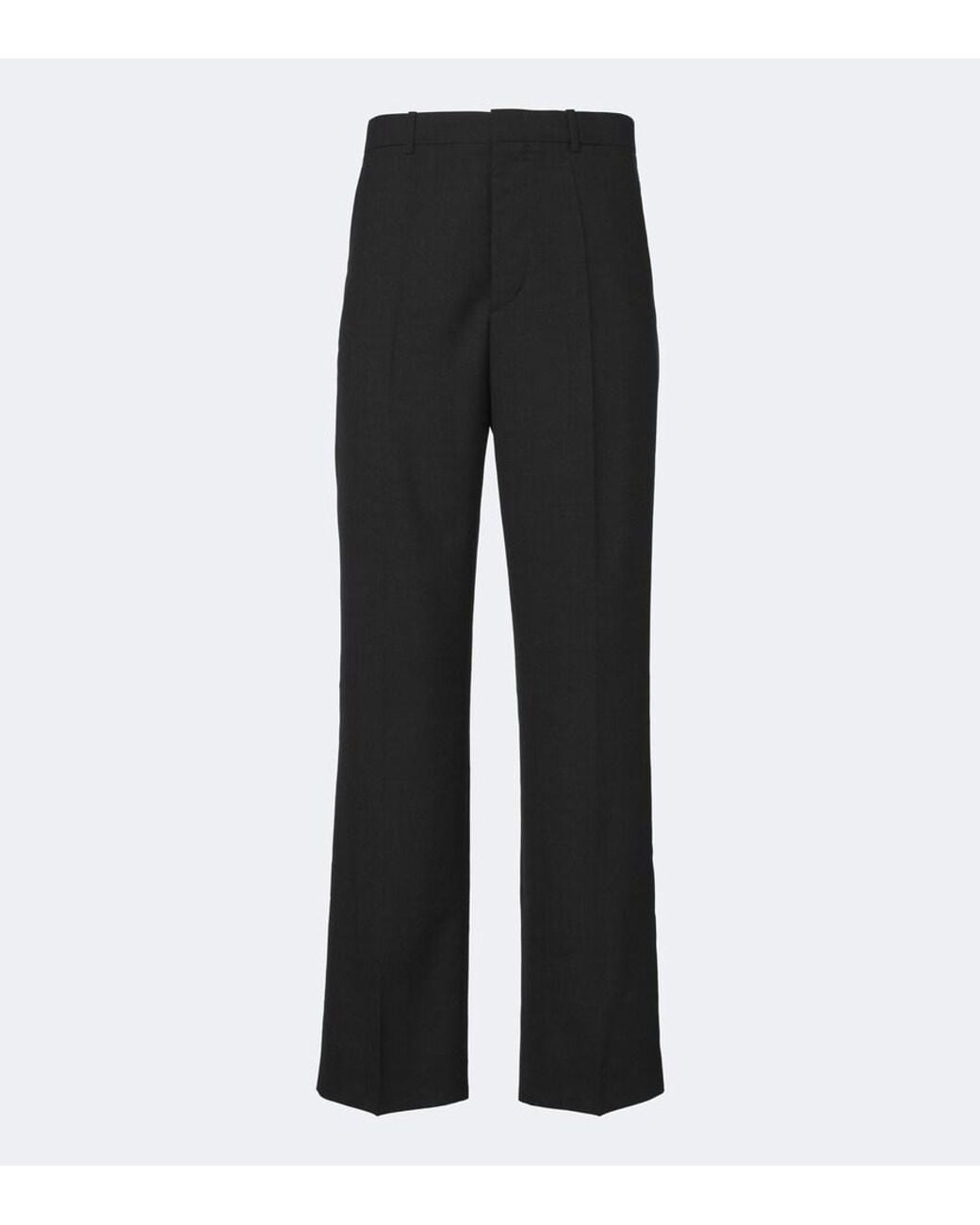 Maison Margiela Black Wool Wide-Leg Pants for men