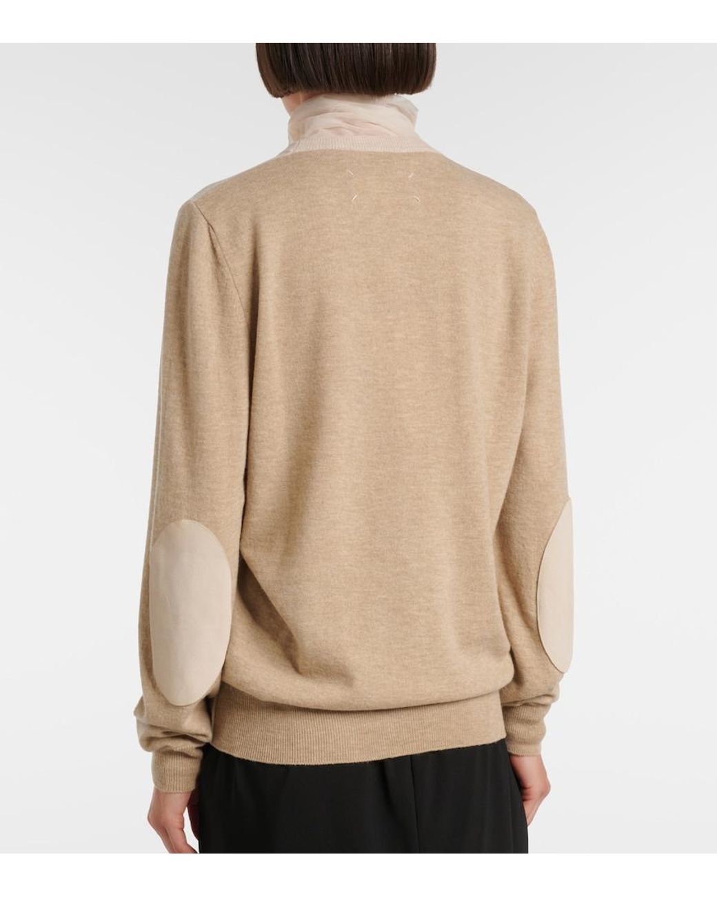 Maison Margiela Natural Wool Sweater