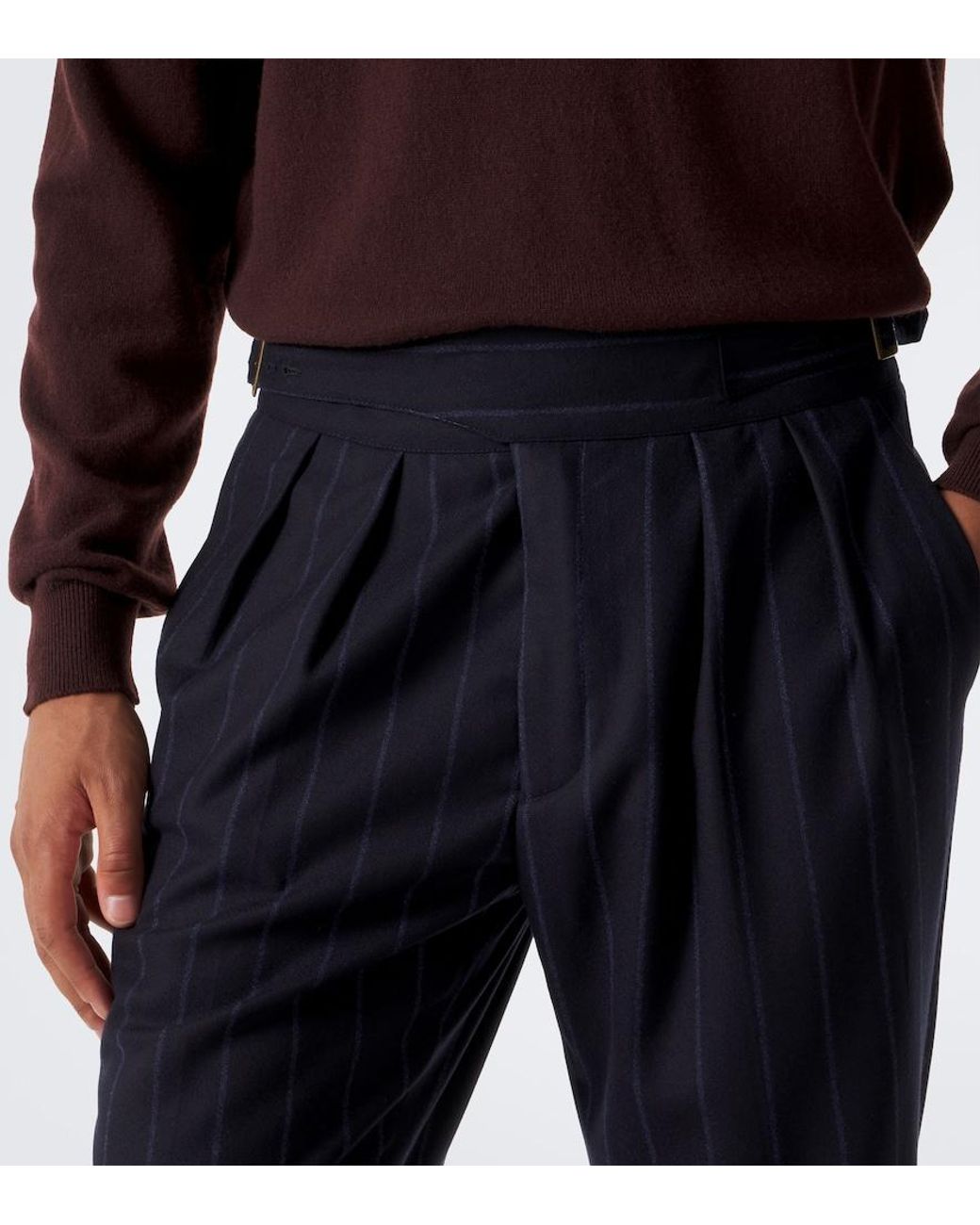 Pantaloni Regular di Rubinacci in Blue da Uomo