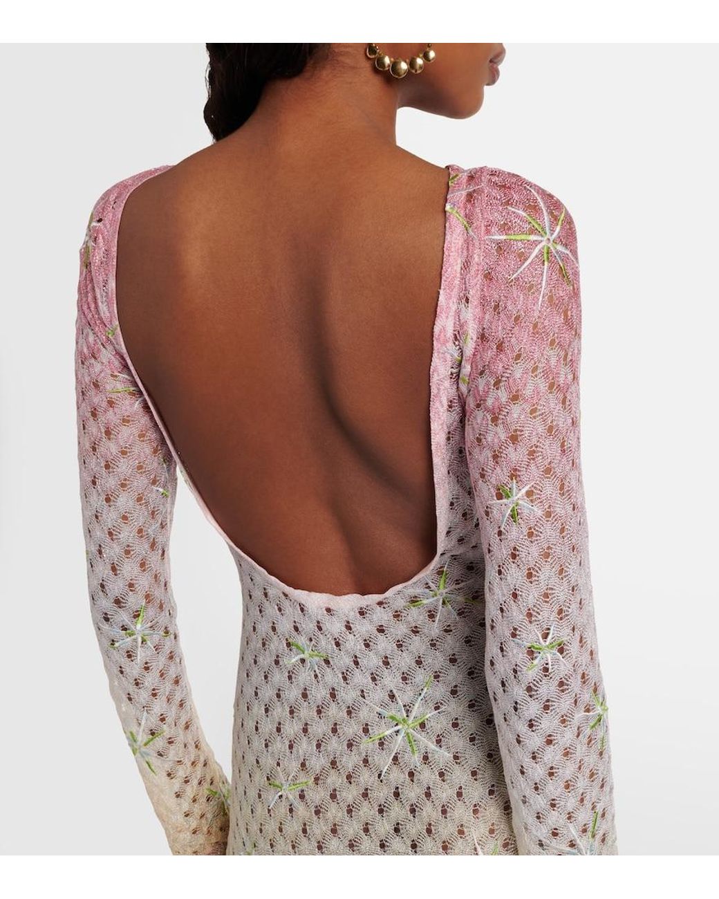 Missoni Natural Lame Beach Dress