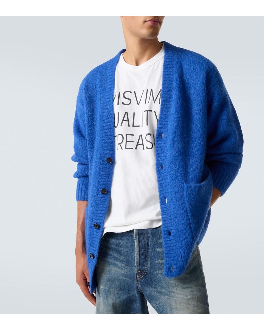 Visvim White Jumbo Printed Cotton-Blend T-Shirt for men