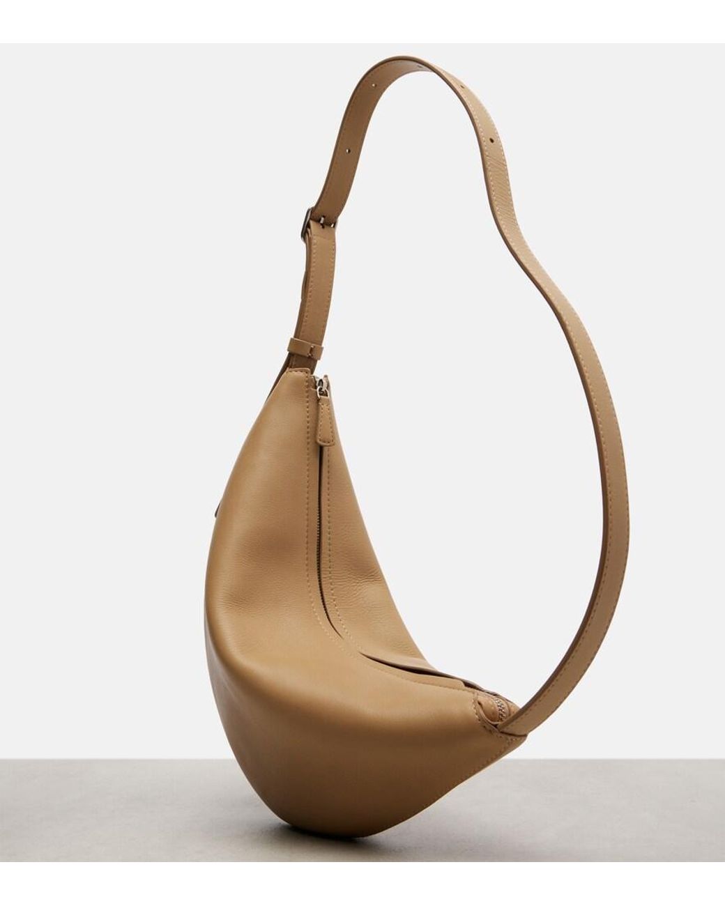 The Row White Schultertasche Jouvette Aus Leder