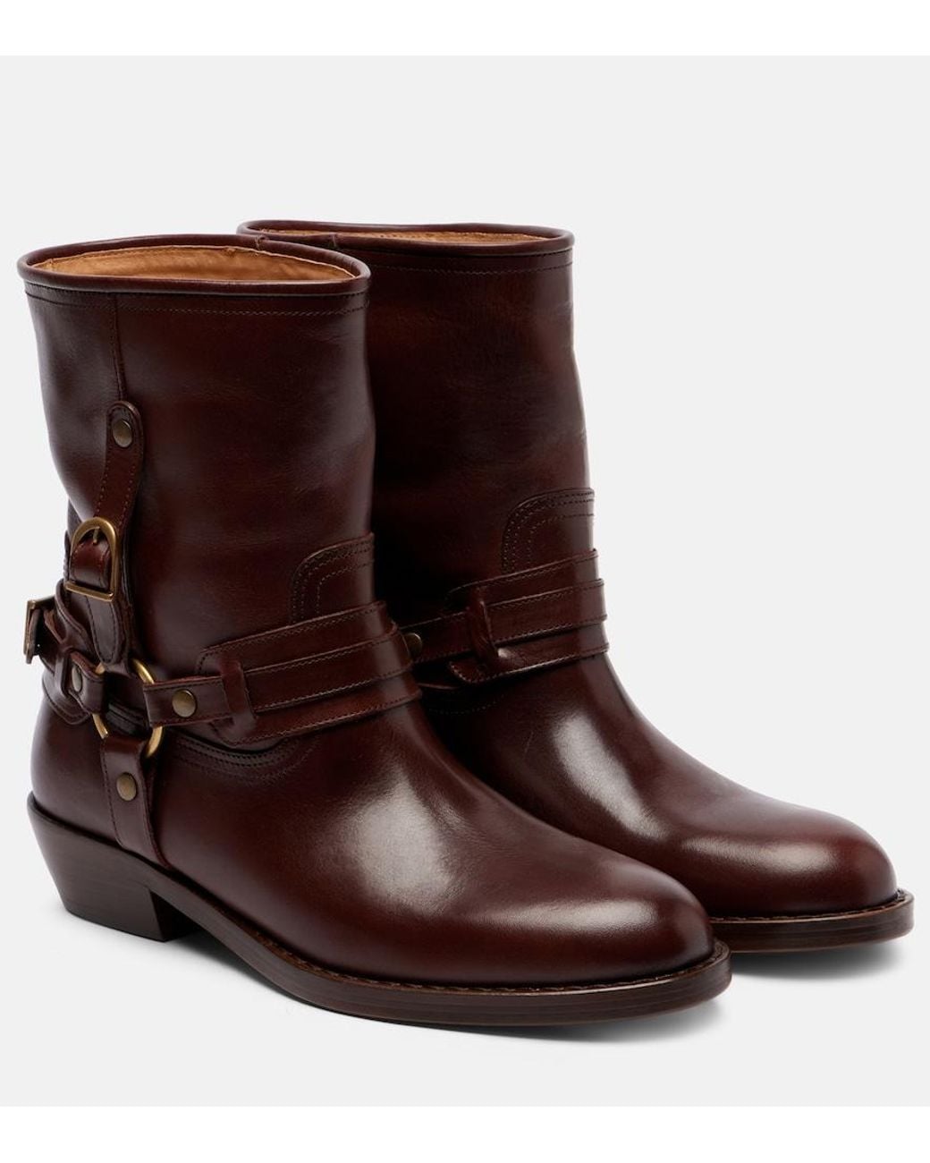 Isabel Marant Brown Ildred 35 Leather Ankle Boots