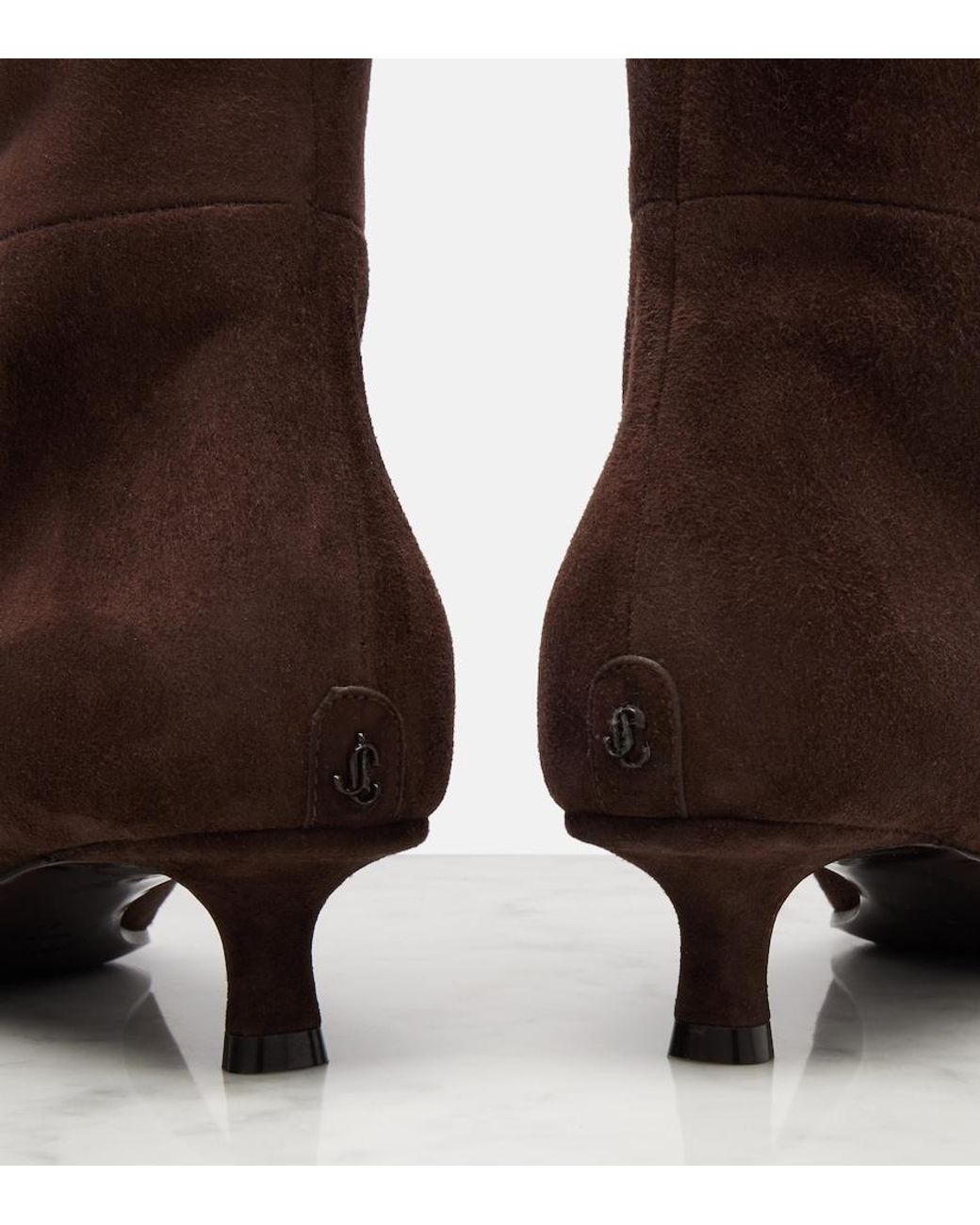 Jimmy Choo Brown Lory 35 Suede Ankle Boots