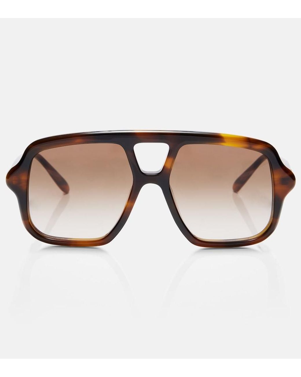 Loewe Brown Slim Navigator Sunglasses