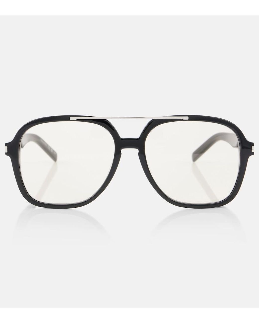 Saint Laurent Brown Sl 545 Square Glasses