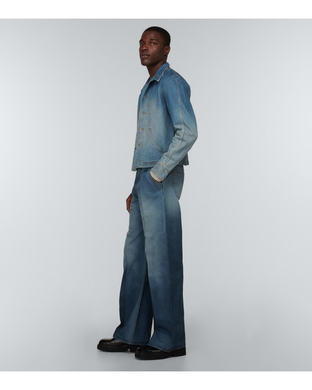 Winnie New York Pleated Wide-leg Jeans in Blue for Men | Lyst Canada