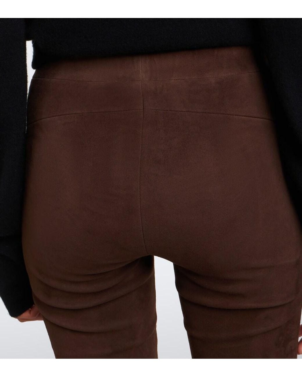 Arma Brown Roche Suede Leggings
