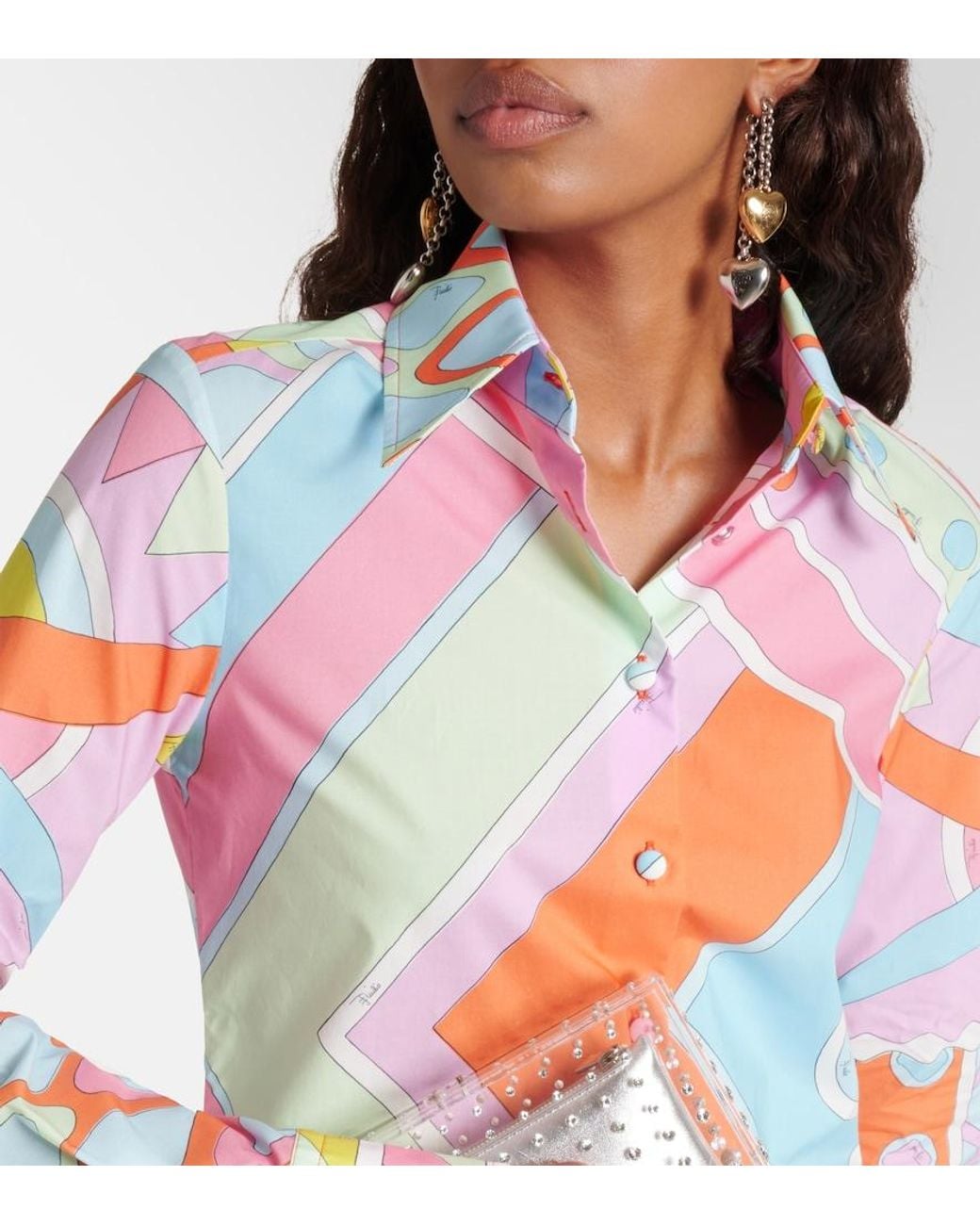 Emilio Pucci White Vivara Cotton Shirt