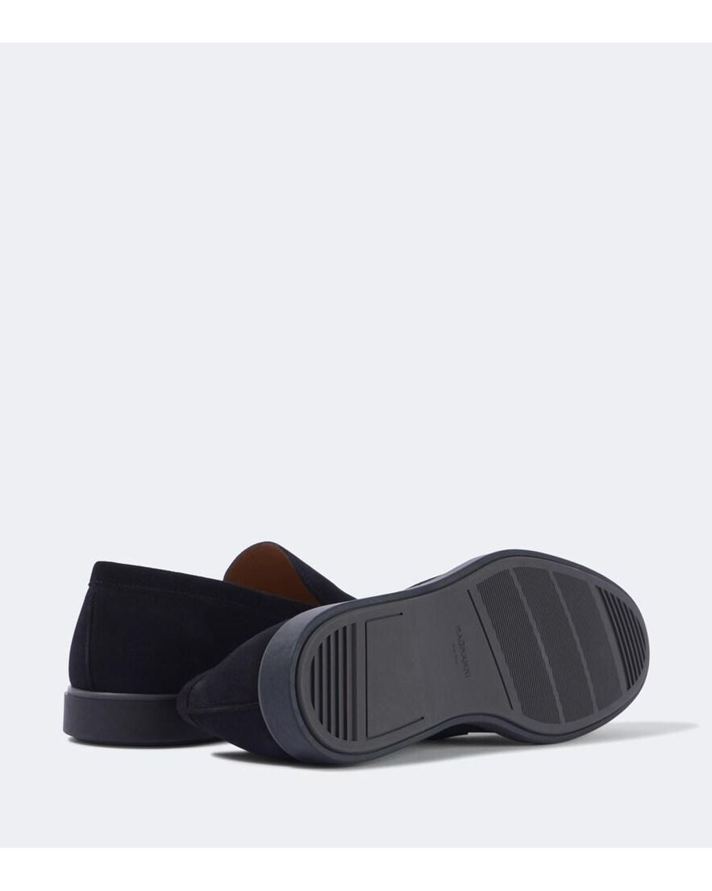 Magnanni Shoes Blue Coroa Suede Loafers for men