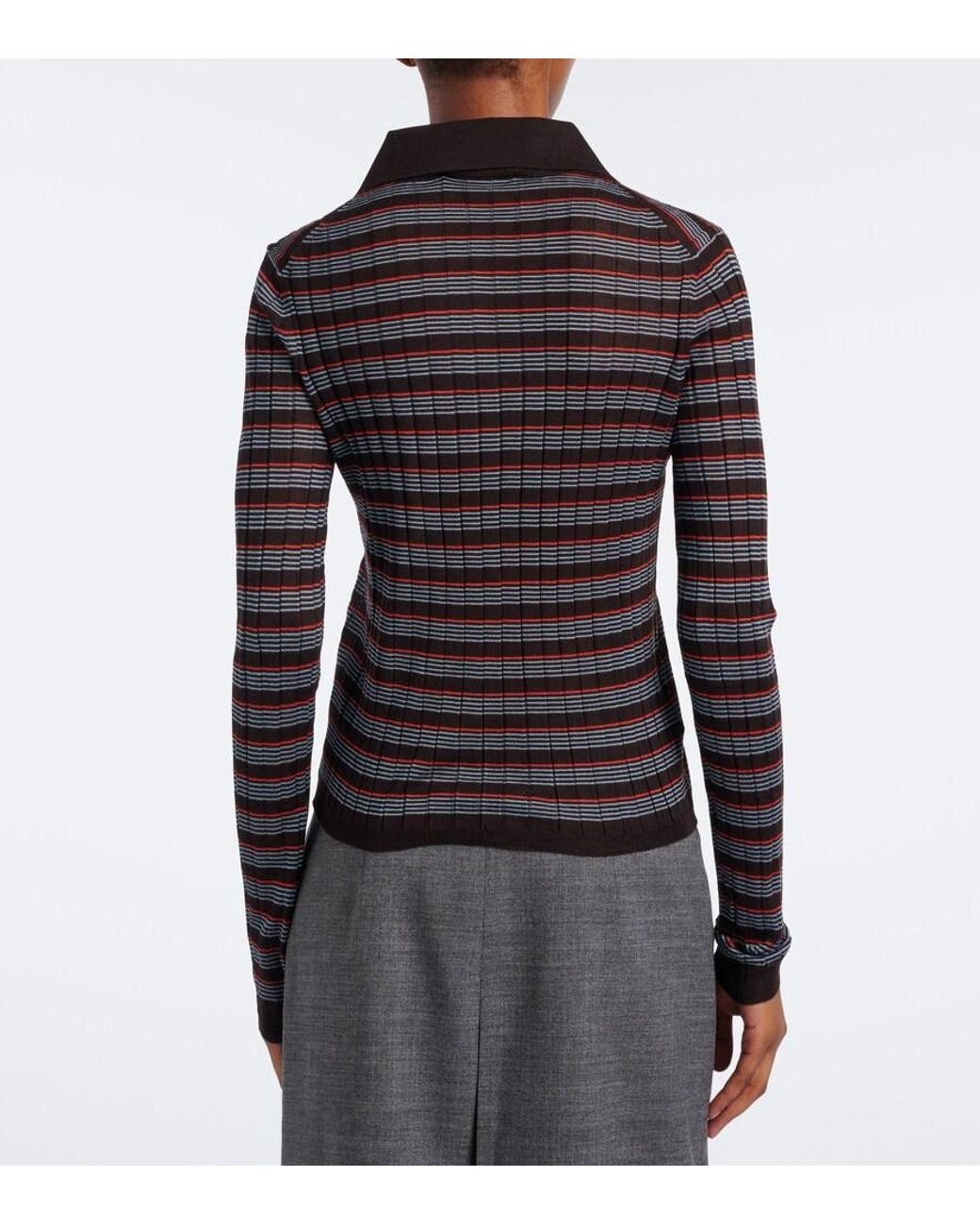 Pullover Polo di Prada in Black