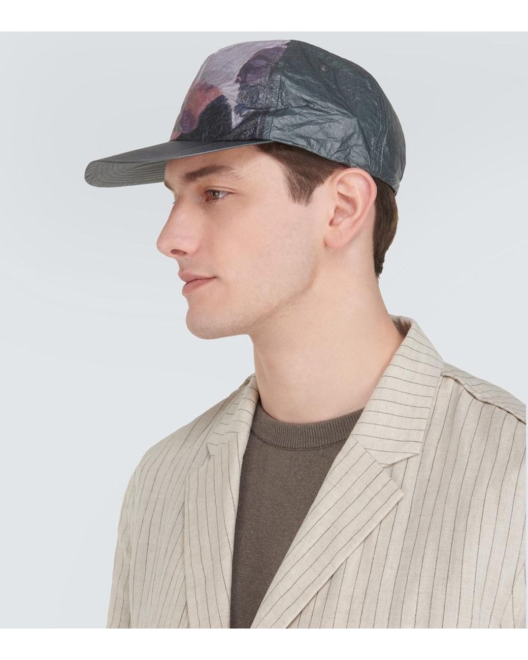 Undercover Blue X Kijima Takayuki Printed Tyvek Baseball Cap for men