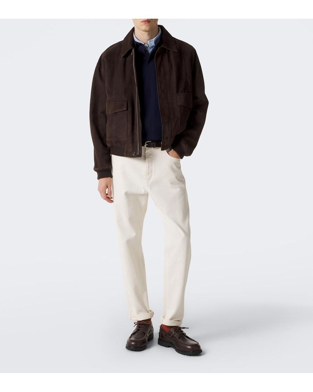Polo Ralph Lauren Blue Wool Polo Sweater for men