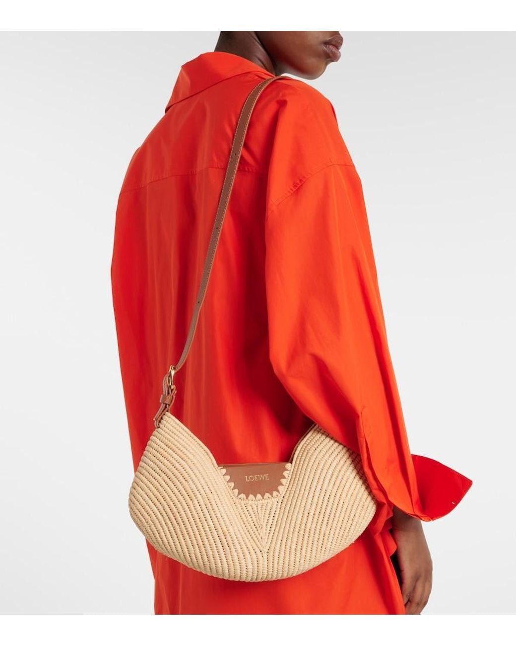 Loewe Natural Paula's Ibiza Swing Medium Shoulder Bag