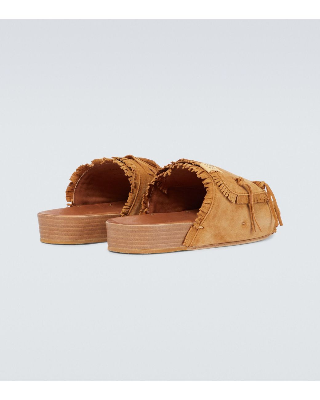 Visvim Christo Shaman-folk Sandals in Brown for Men | Lyst