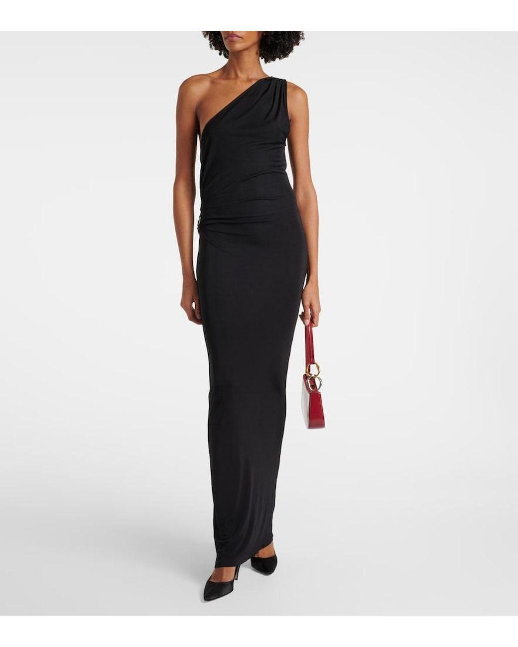 Robe Longue Zenith Staud en coloris Black