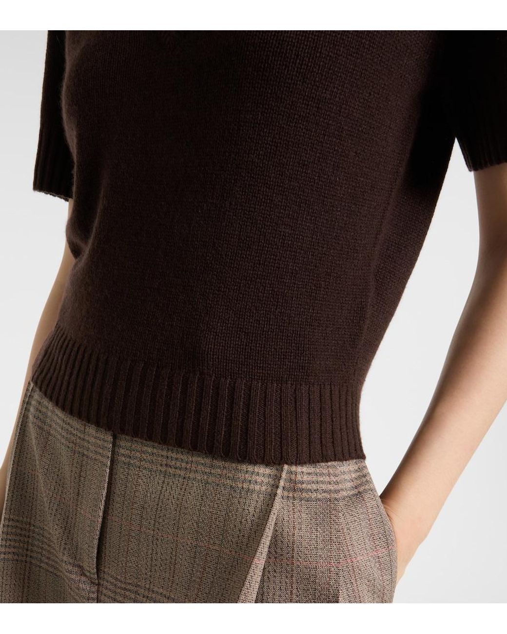 Jardin Des Orangers Brown Cashmere Sweater