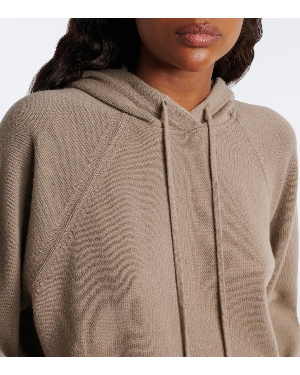 Tom Ford Brown Wool And Cashmere Hoodie
