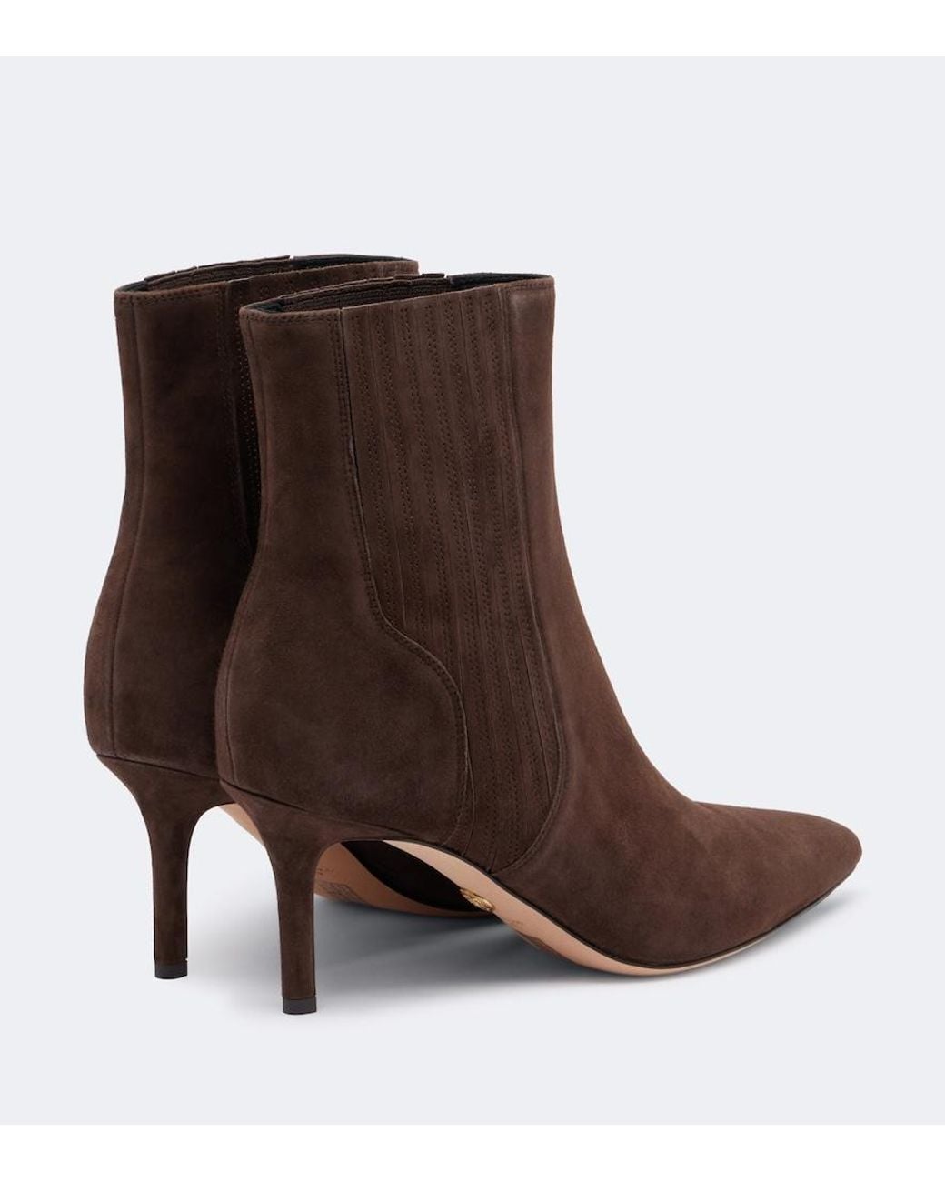 Veronica Beard Brown Lisa Suede Ankle Boots