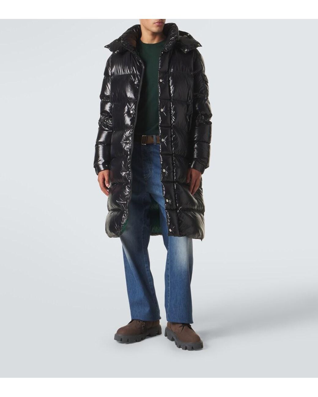 Moncler Black Hanoverian Down Coat for men