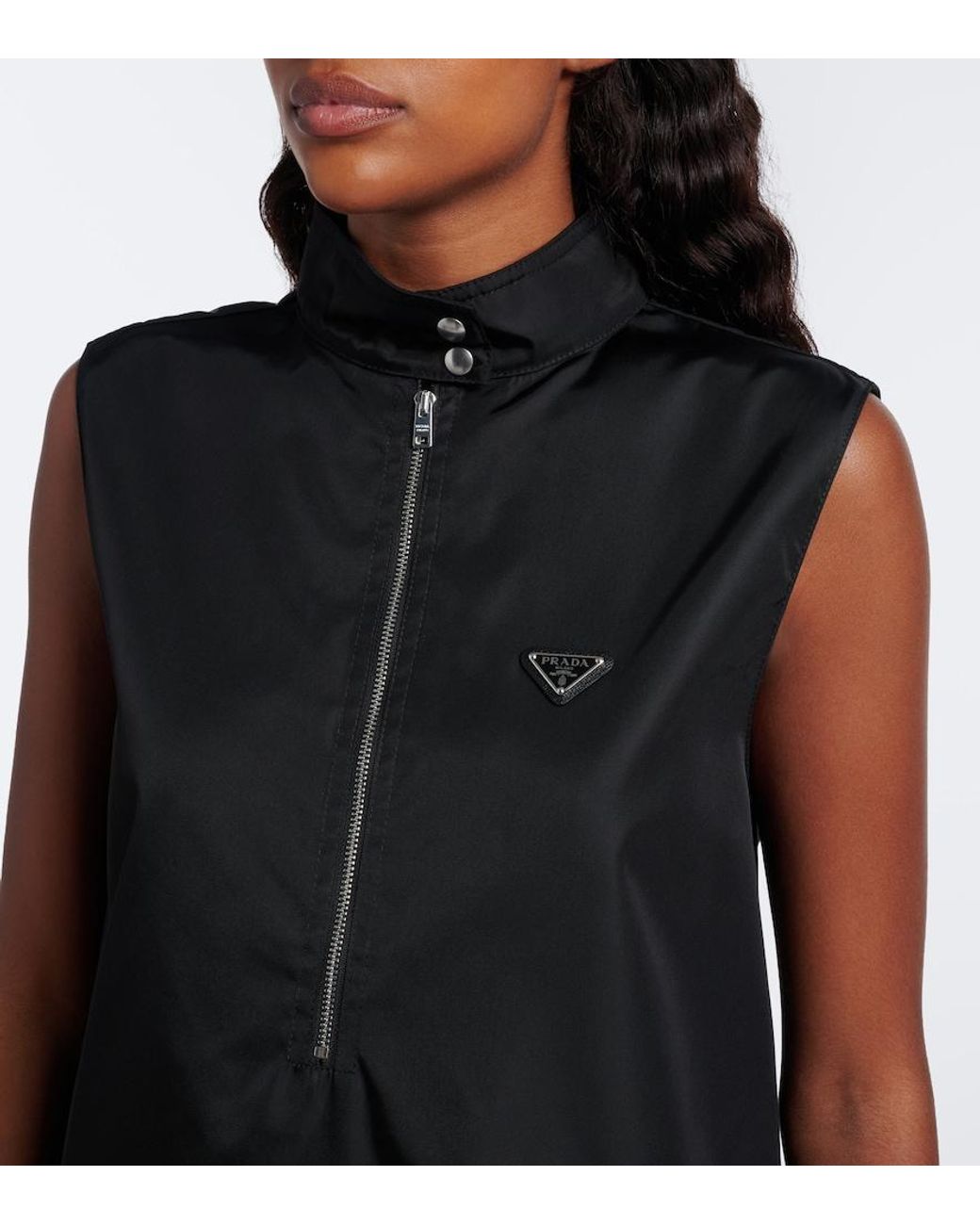 Prada Black Re-Nylon Minidress