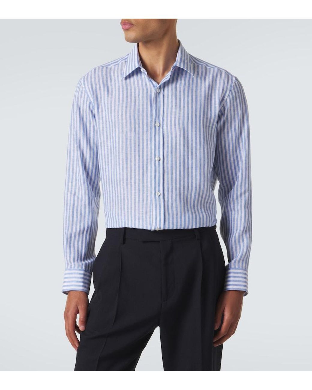 Camicia di Charvet in Blue da Uomo