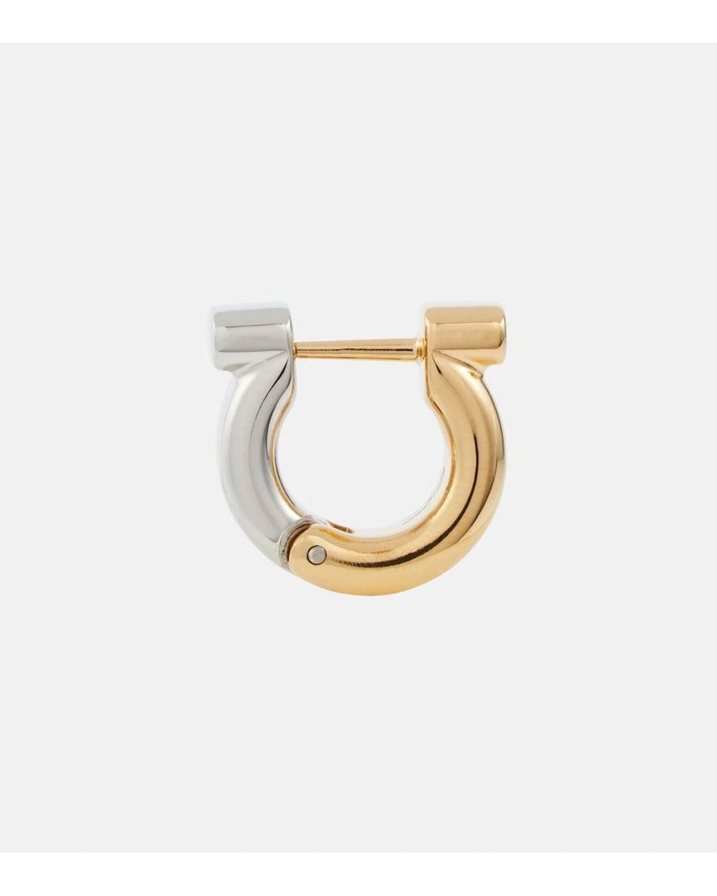 Ferragamo Metallic Gancio Earrings
