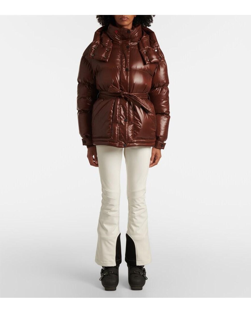Perfect Moment Brown Maya Down Ski Jacket