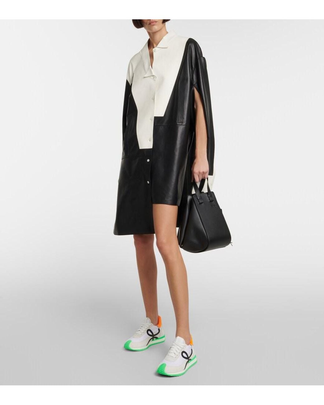 Loewe Black Hammock Small Leather Top-Handle Bag