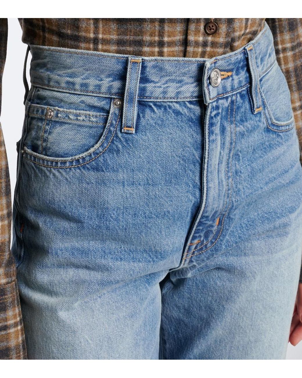 SLVRLAKE Denim Blue London Straight Jeans