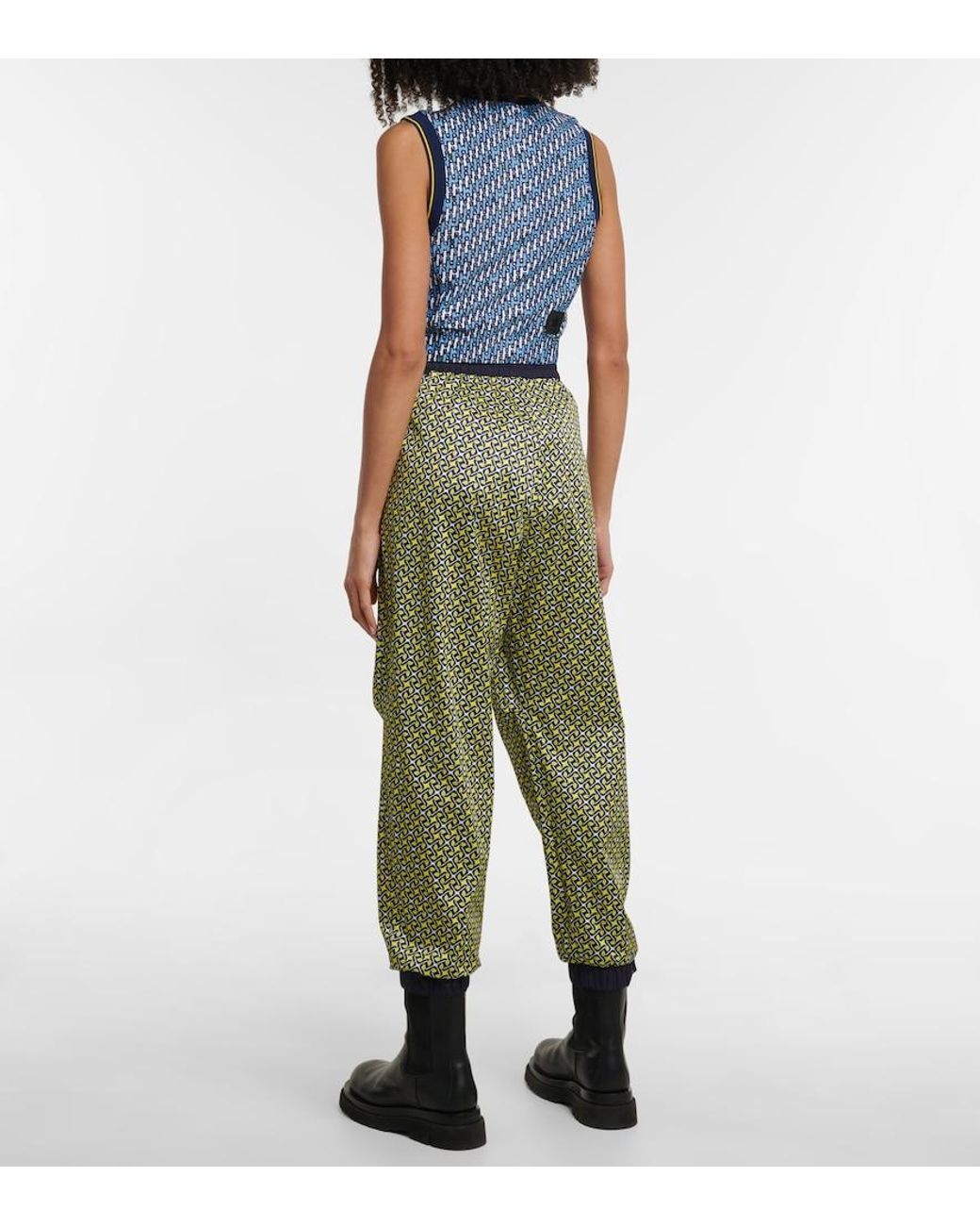 Top Estampado Moncler de color Blue